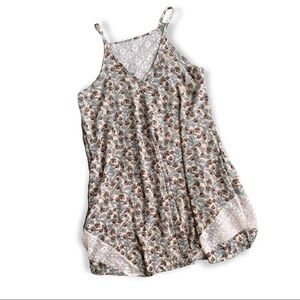 Kendall & Kylie Dainty Floral and Lace Mini Dress